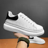Baskets Blanches a Plateforme Confort et Legerete - Unisexe blanc et noir1