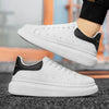 Baskets Blanches a Plateforme Confort et Legerete - Unisexe blanc et noir