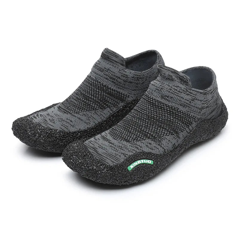 Baskets Pieds Nus Respirantes & Confortables - Unisexe gris