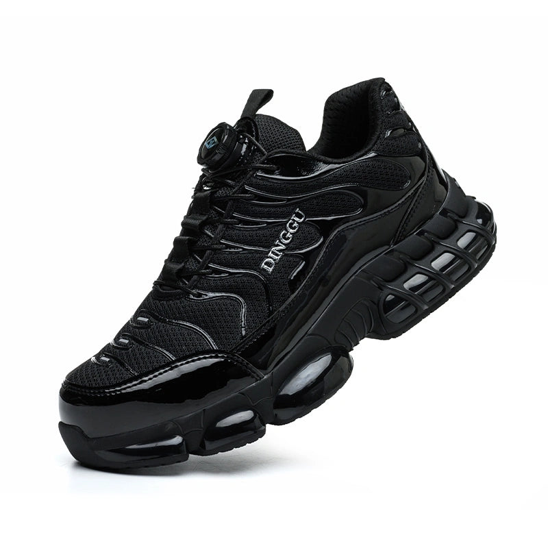 Baskets de Securite Legeres et Indestructibles a Bouton Rotatif et Embout Composite - Unisexe noir