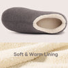 Chaussons d'hiver en mousse à mémoire pour femme