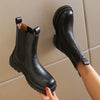 Bottes Chelsea Noires a Plateforme - elegance et Confort pour Femme 2
