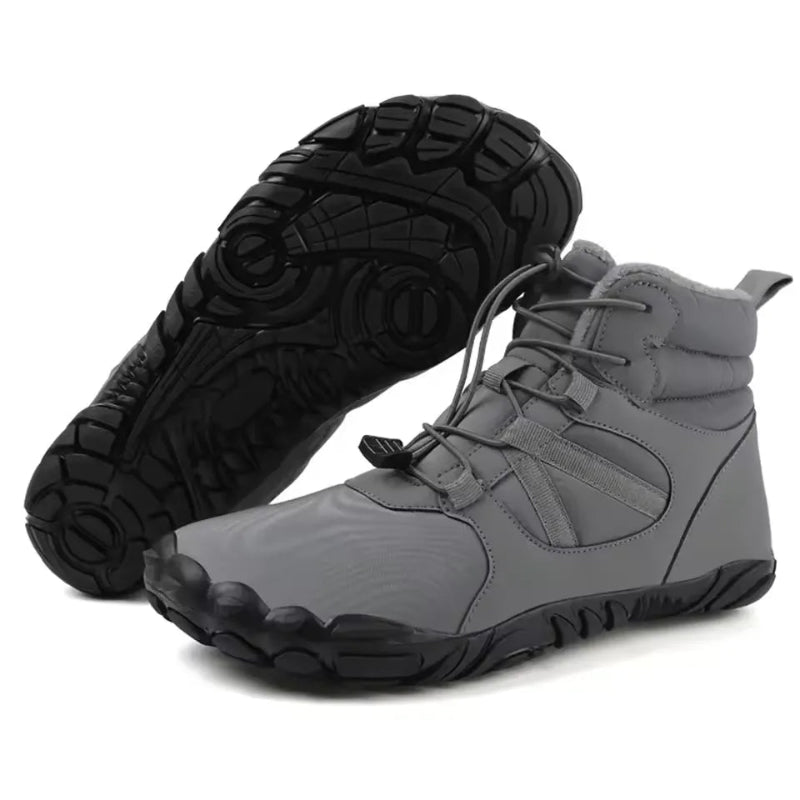 Bottes Pieds Nus dHiver Impermeables gris