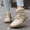 Bottes Pieds Nus dHiver Impermeables kaki1