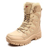 Bottes Tactiques de trekking impermeables et antiderapantes - unisexe marron1