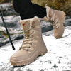Bottes Tactiques de trekking impermeables et antiderapantes - unisexe marron
