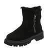 Bottes dHiver Confortables avec Doublure Chaude noir