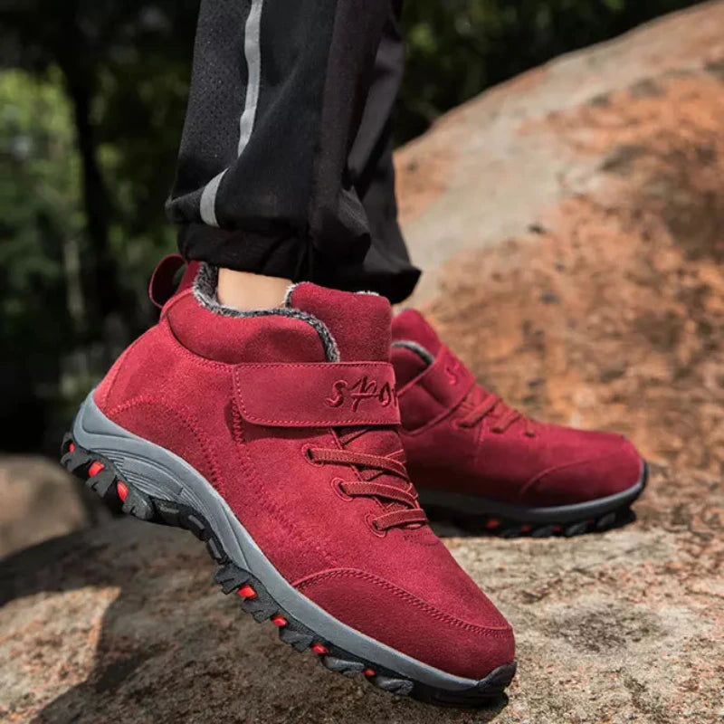Bottes d'Hiver Imperméables et Ultra-Chaudes Idéales pour Froid et Neige-rouge2