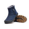 Bottes de Neige Unisexe Imperméables et Chaudes en Peluche-bleu2