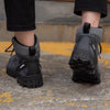Bottes de Securite Indestructibles a Embout en Acier - Confort et Protection Unisexe bleu3