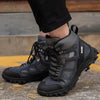 Bottes de Securite Indestructibles a Embout en Acier - Confort et Protection Unisexe bleu