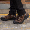 Bottes de Securite Indestructibles a Embout en Acier - Confort et Protection Unisexe marron1