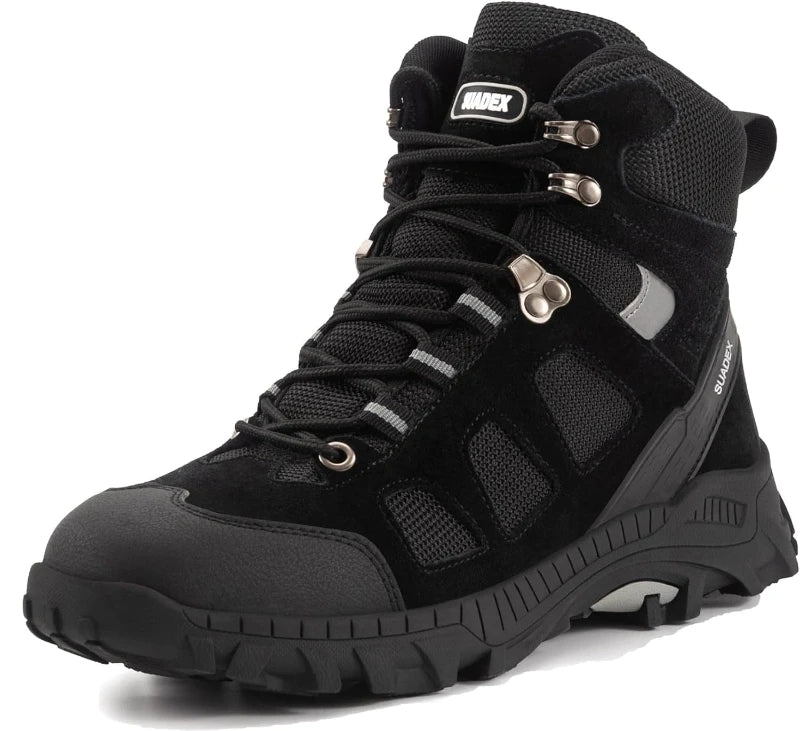 Bottes de Securite Indestructibles a Embout en Acier - Confort et Protection Unisexe noir4