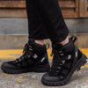 Bottes de Securite Indestructibles a Embout en Acier - Confort et Protection Unisexe noir