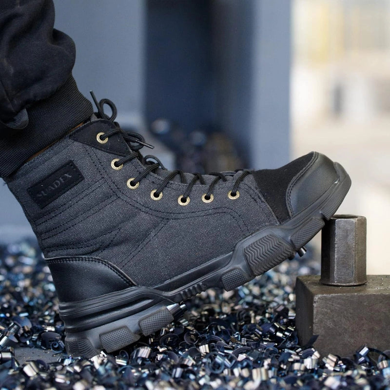 Bottes de Securite Respirantes Impermeables et Anti-ecrasement - Unisexe noir2