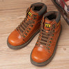 Bottes de Securite en Cuir Confortables et Anti-Ecrasement - Unisexe marron1