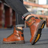 Bottes de Securite en Cuir Confortables et Anti-Ecrasement - Unisexe marron6