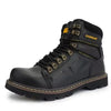 Bottes de Securite en Cuir Confortables et Anti-Ecrasement - Unisexe noir5