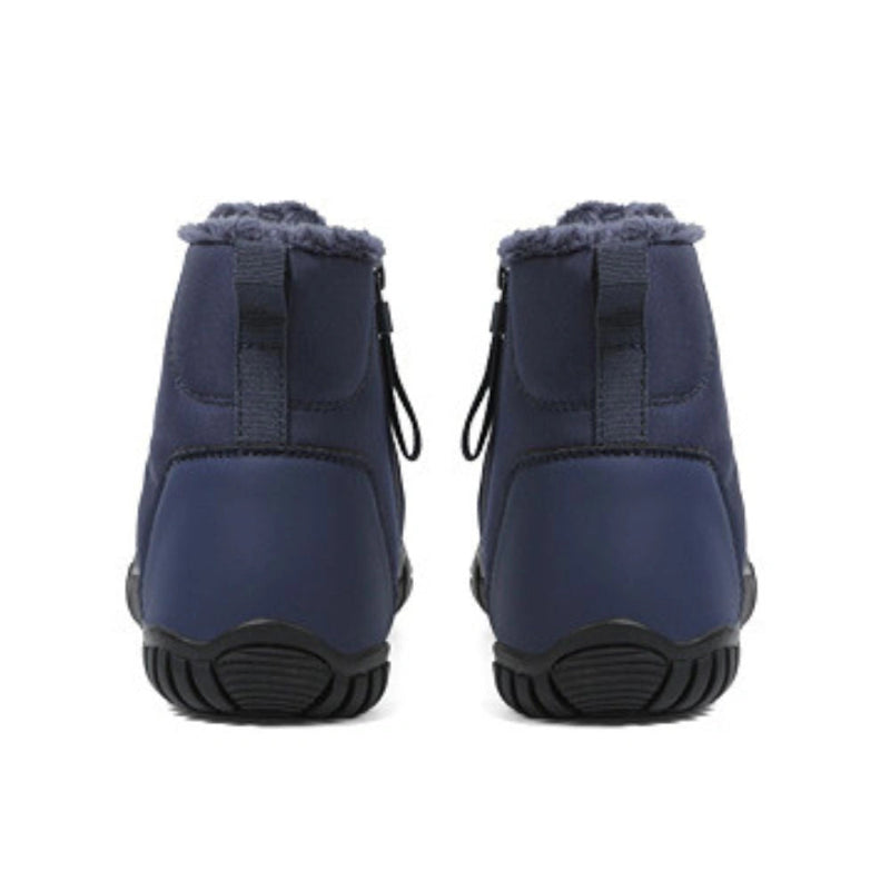 Bottines dHiver Pied nus Confortables et Antiderapante - Unisexe bleu1