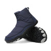 Bottines dHiver Pied nus Confortables et Antiderapante - Unisexe bleu2