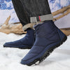 Bottines dHiver Pied nus Confortables et Antiderapante - Unisexe bleu3