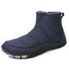 Bottines dHiver Pied nus Confortables et Antiderapante - Unisexe bleu