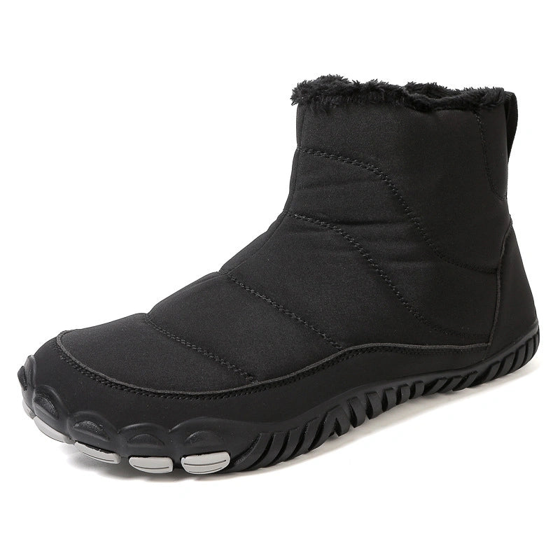 Bottines dHiver Pied nus Confortables et Antiderapante - Unisexe noir