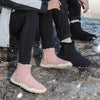 Bottines dHiver Pied nus Confortables et Antiderapante - Unisexe rose et noir