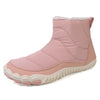 Bottines dHiver Pied nus Confortables et Antiderapante - Unisexe rose