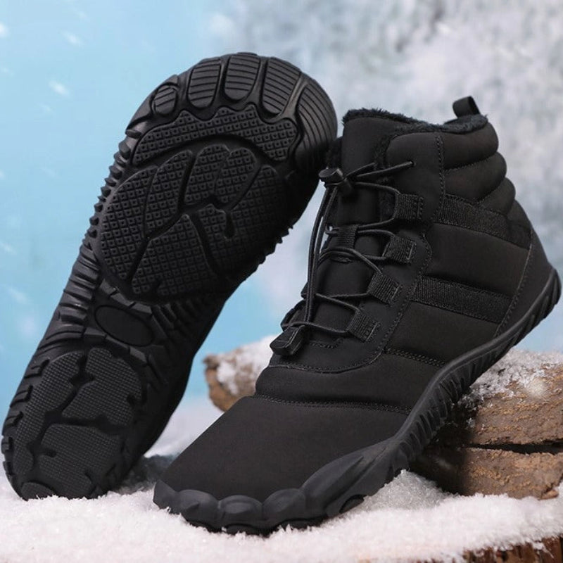 Bottines dHiver Pieds Nus Legeres et Antiderapante - Unisexe noir2
