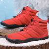 Bottines dHiver Pieds Nus Legeres et Antiderapante - Unisexe rouge2