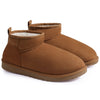 Bottines d'Hiver Confortables et Chaleureuses en Fourrure Douce - Pour Femmes marron3