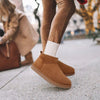 Bottines d'Hiver Confortables et Chaleureuses en Fourrure Douce - Pour Femmes marron4