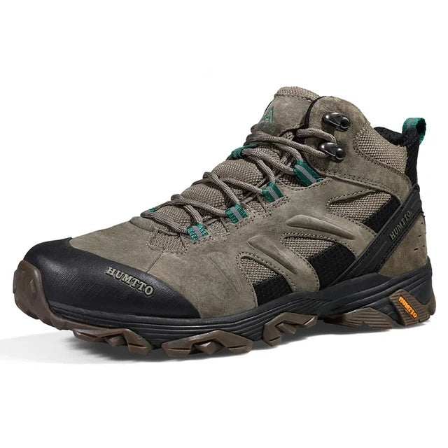 Bottines de Randonnee Confortables et Antiderapantes - Pour Hommes kaki
