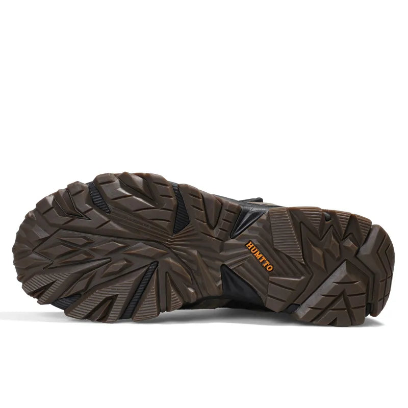 Bottines de Randonnee Confortables et Antiderapantes - Pour Hommes kaki1
