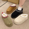 Women's Fur Lined Platform Slippers 