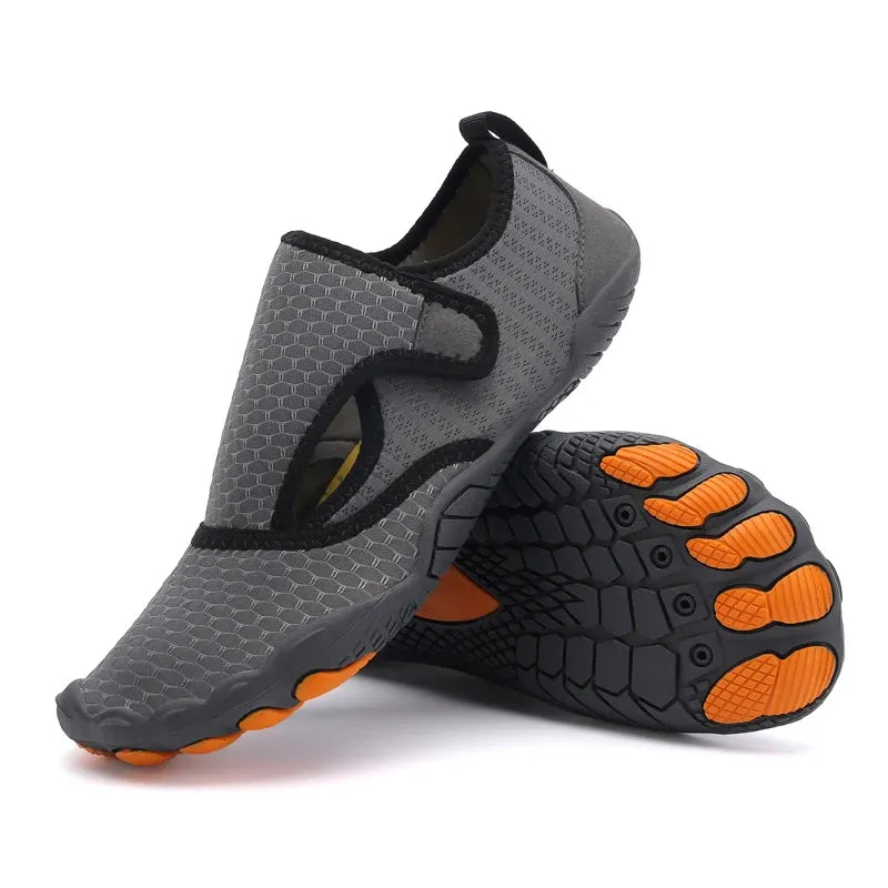 Chaussures Pieds Nus Aquatiques - Enfants & Adultes gris