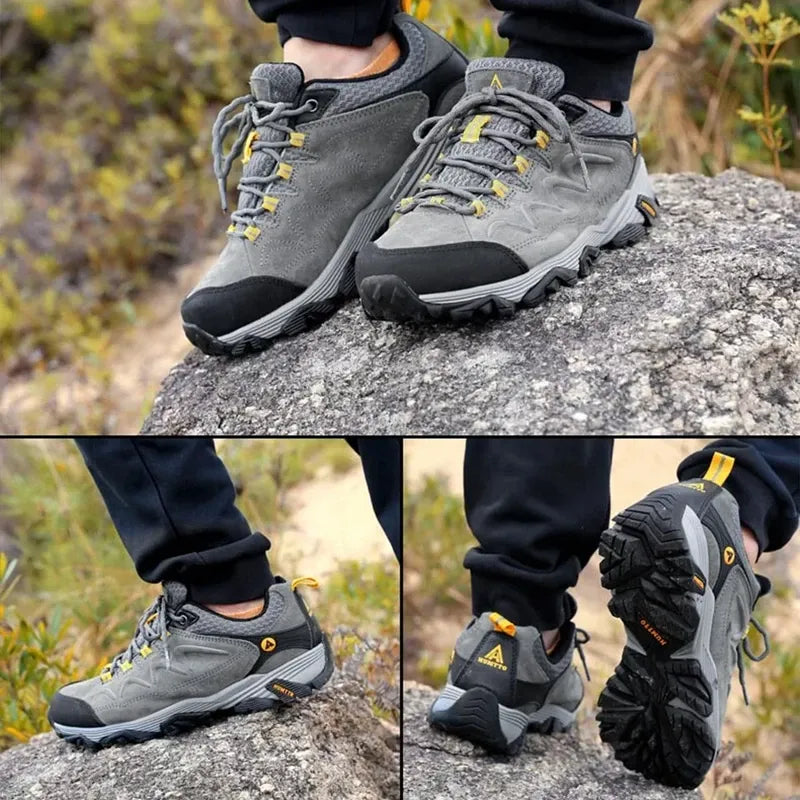 Chaussures de Randonnee Antiderapantes et Confortables - Pour Hommes gris1