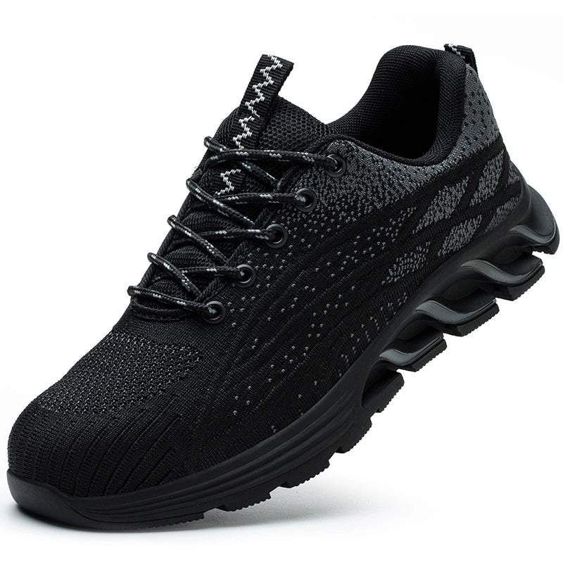 Chaussures de Sécurité Légères avec Embout en Acier–Confort & Sécurité-noir2