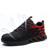 Chaussures de Sécurité Légères avec Embout en Acier–Confort & Sécurité-rouge3