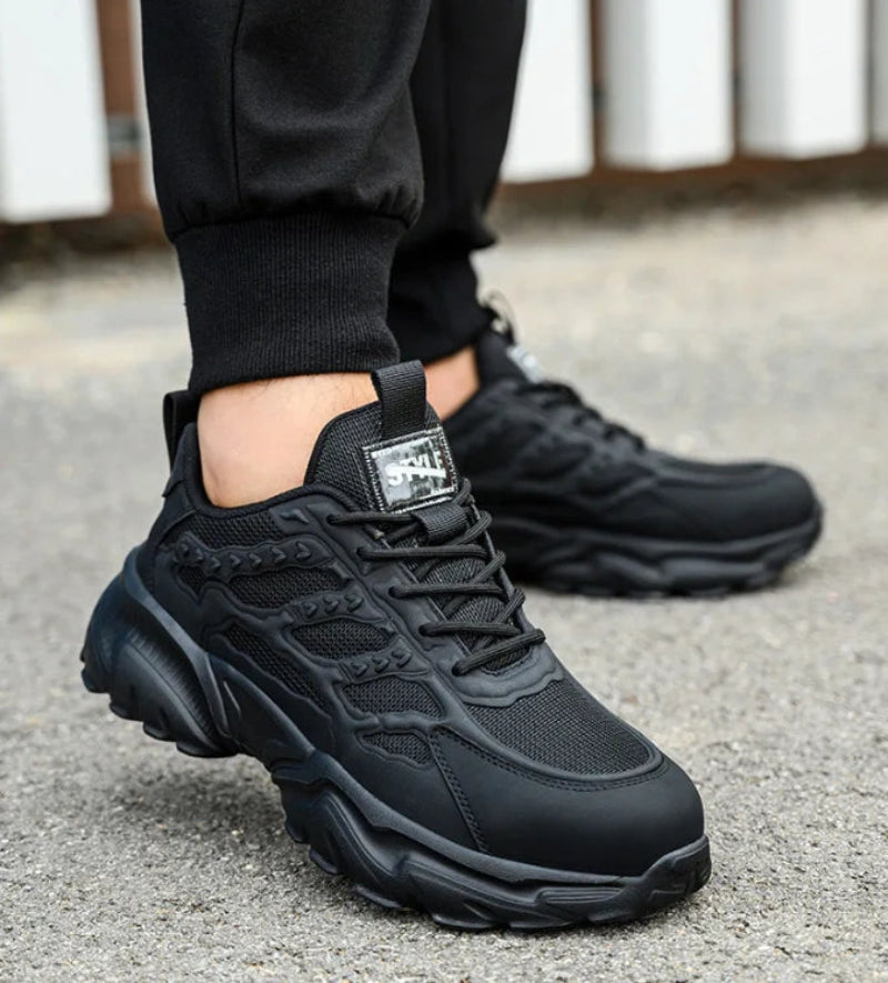 Chaussures de Securite en Acier Confortables noir4