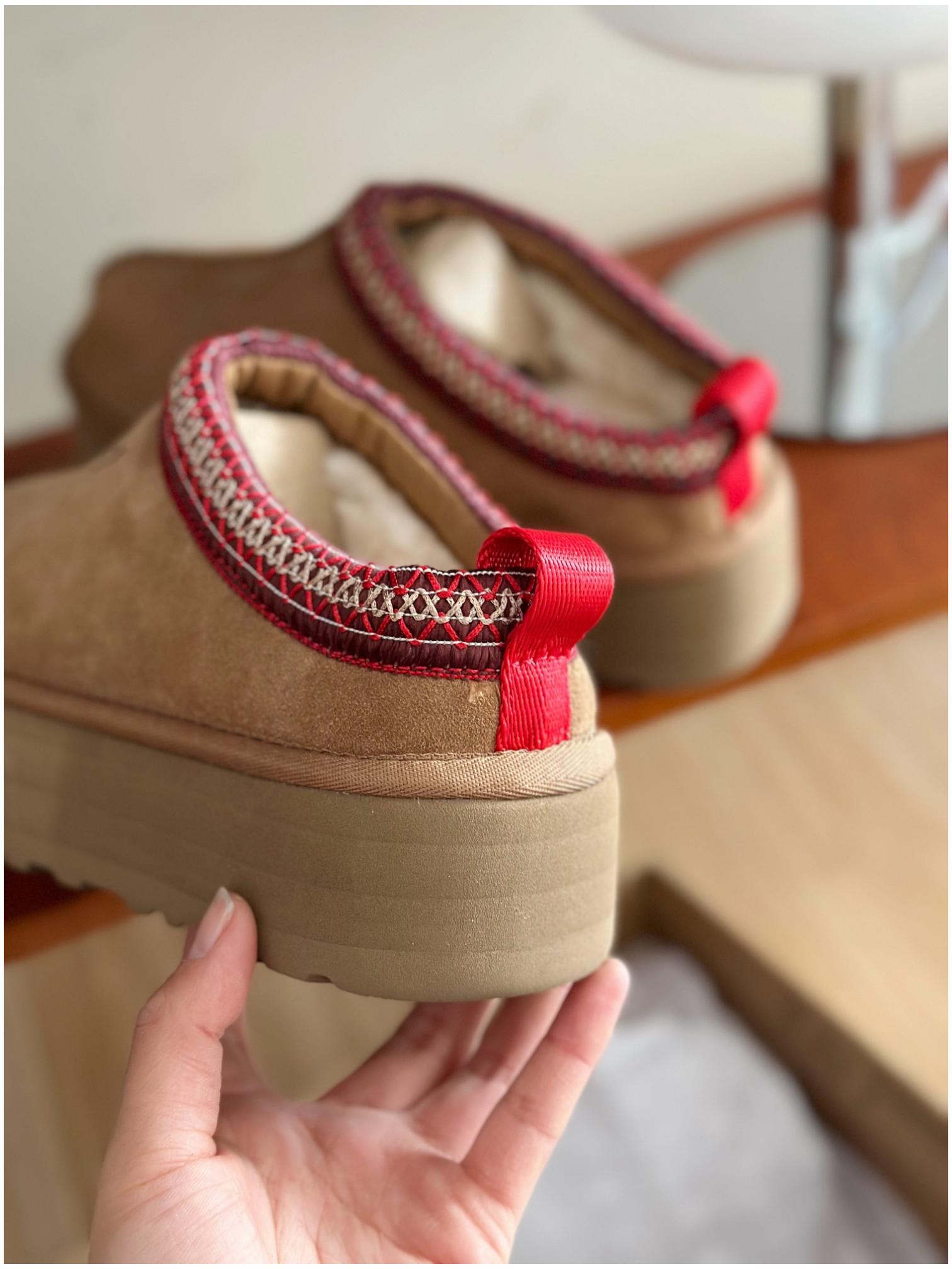 Women's Platform Slip-On Round Toe Slippers