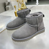 Women's Platform Slip-On Round Toe Ankle Boots