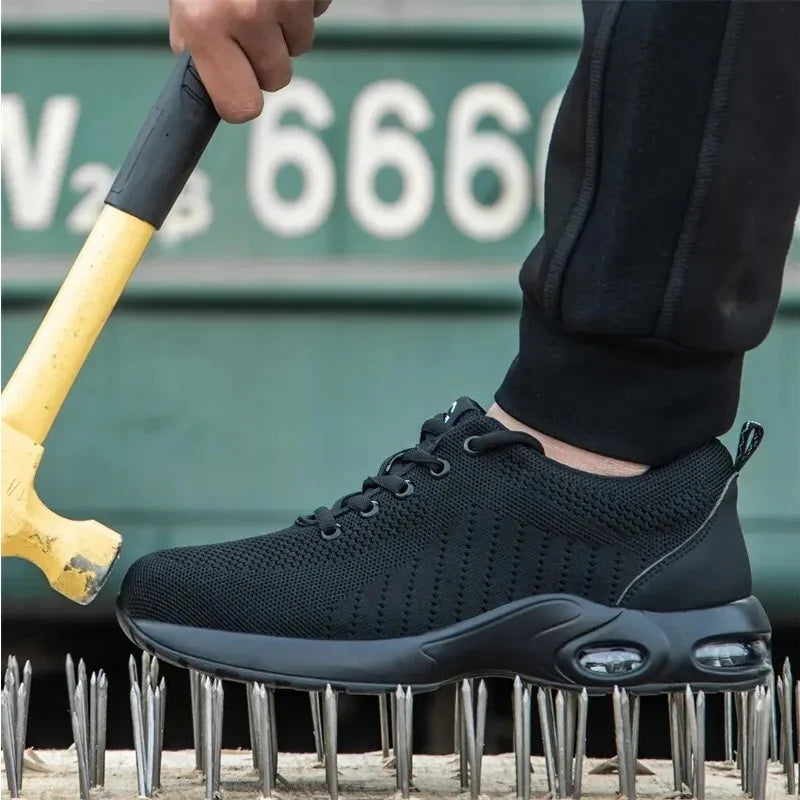 Chaussures de Sécurité LIGHT à Coussin d'Air pour Hommes et Femmes 🥾💨