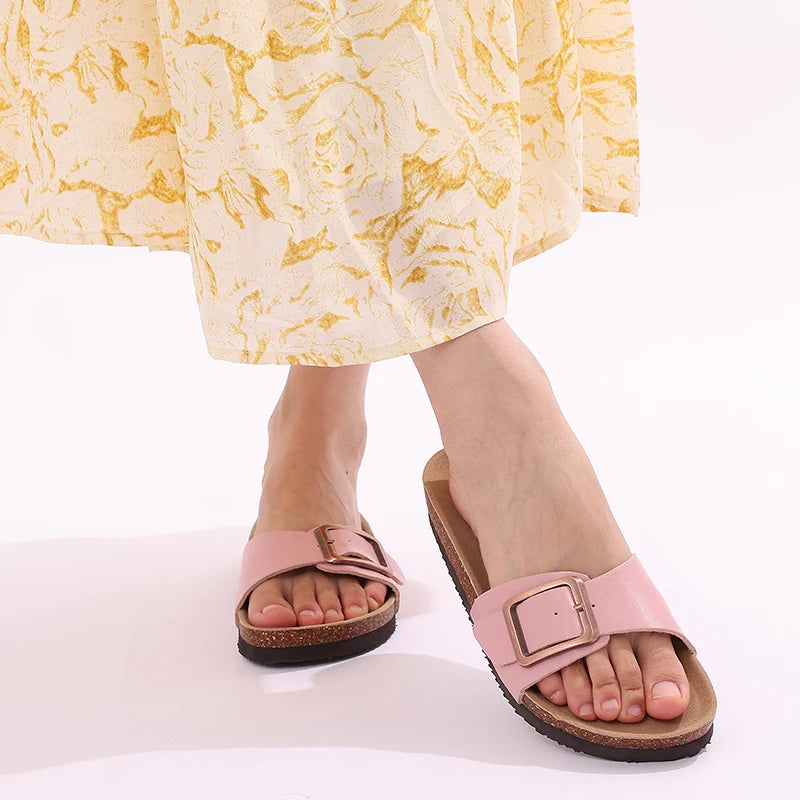 SINGLE BUCKLE SANDALS