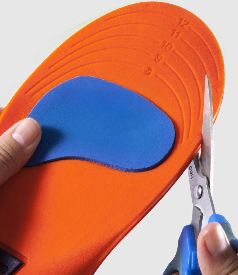 Arch support cushioning insoles