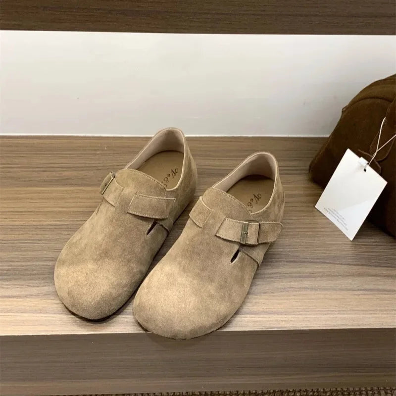 Sabots Boston Fermes a Brides Reglables camel