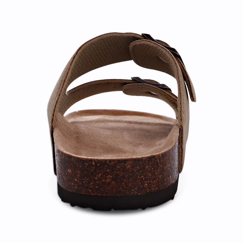 Sandales Legeres a Double Boucle abricot2