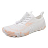 baskets-aquatiques-a-pieds-nus-flexibles-respirantes-unisexe blanc