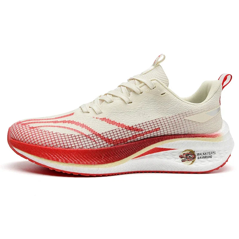 baskets-athletiques-ultra-legeres rouge